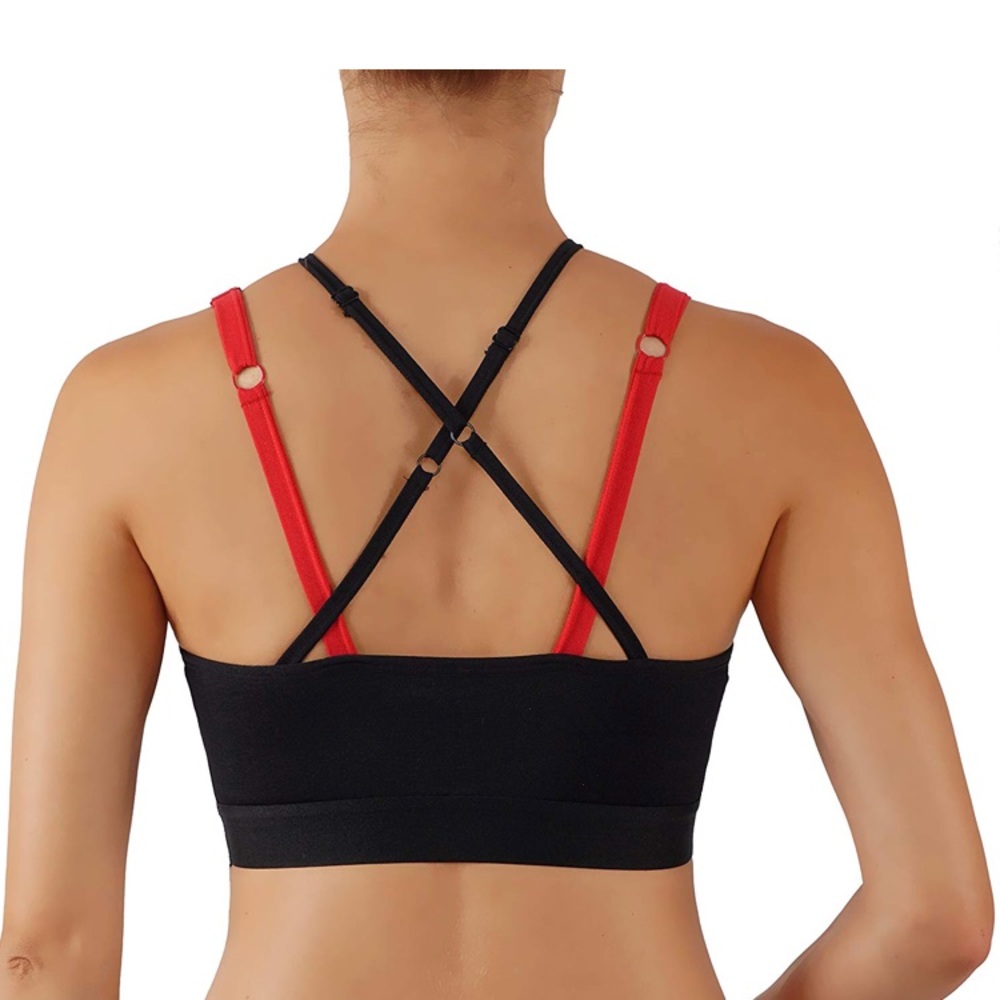Mesh sports bra cross back straps - Picture 2 of 2